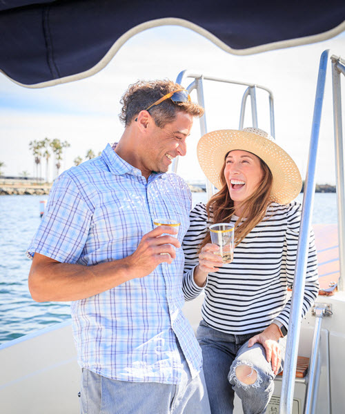 Couple Enjoying Charly More Charter